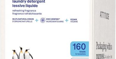 Detergente líquido para ropa, jabón de lavandería verificado por EWG, compatible con HE, productos veganos y a base de plantas, sin crueldad, flores silvestres