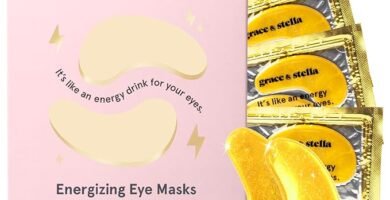 Mascarilla para usar debajo de los ojos, reduce ojeras, bolsas debajo de los ojos y arrugas, parches de gel para cuidado personal, vegano, no testeado en animales