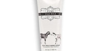 Crema de manos - 3.4 oz - Loción hidratante para piel seca - Hidratación antienvejecimiento - Bueno para pieles sensibles - Libre de crueldad