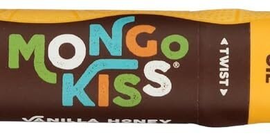 Bálsamo labial Mongo Kiss, paquete de 6 (6 tubos), miel de vainilla 100% orgánica, cera de abeja y manteca de cacao